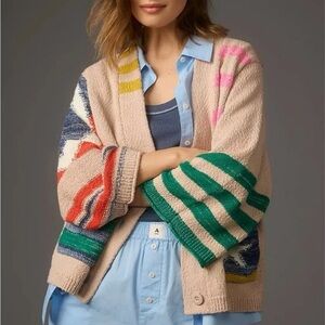 Daily practice by Anthropologie Racing Flags cardigan XS/S